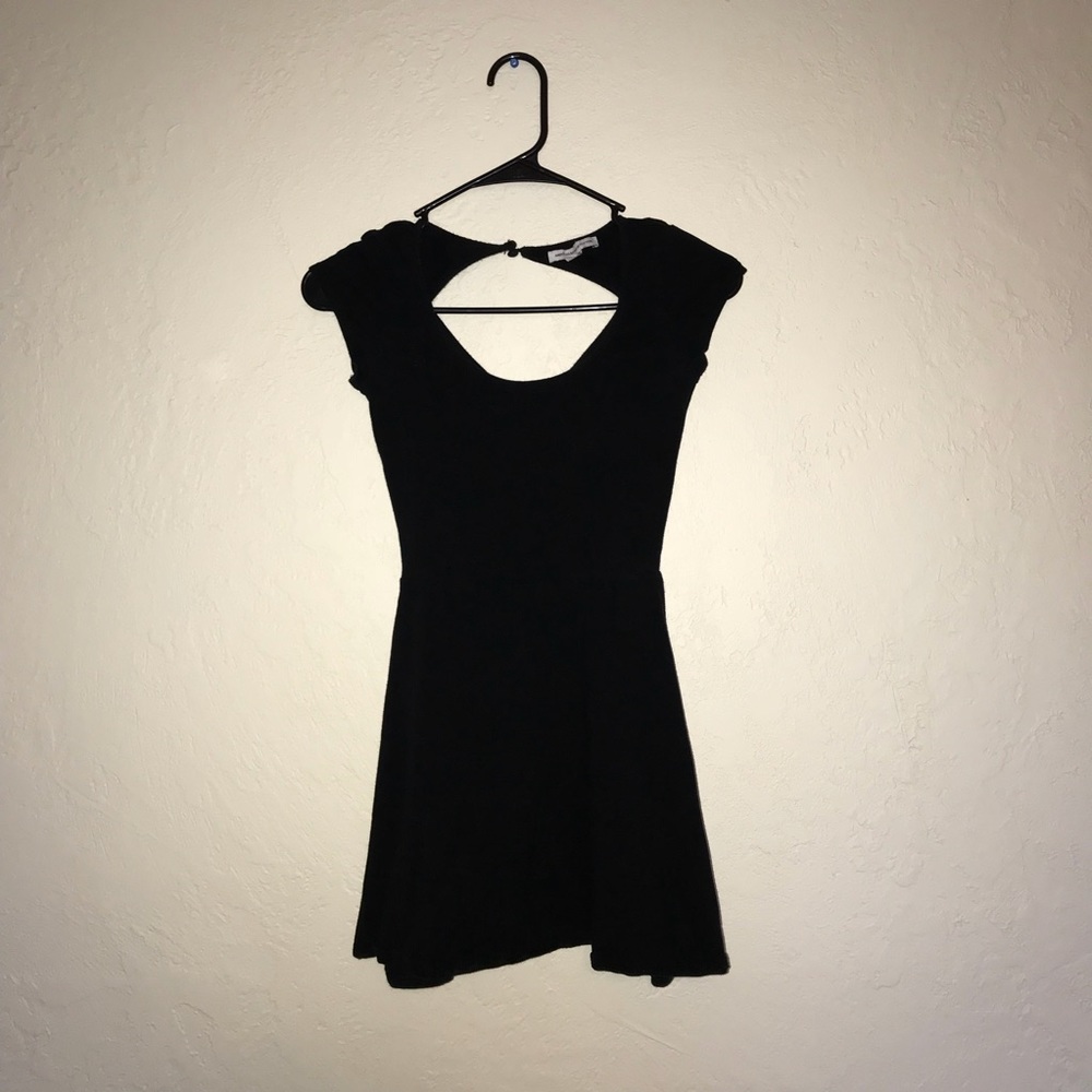 AMERICAN EAGLE Black Fit & Flare Dress
